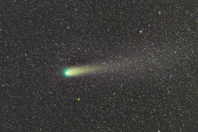 The comet 21P/Giacobini-Zinner, where the Draconid meteor shower originates from. Credit: Stocktrek Images, Inc. / Alamy Stock Photo