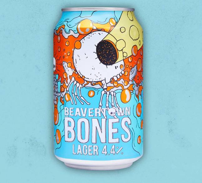 You could get a free pint of Bones lager this weekend. Credit: Beavertown