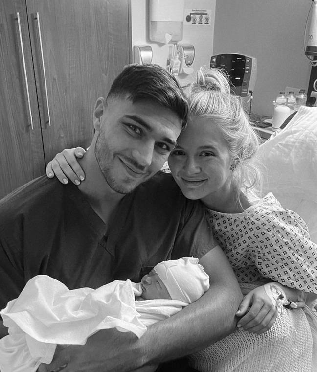 Tommy Fury has welcomed his first child with Molly Mae Hague. Credit: Instagram/@mollymae