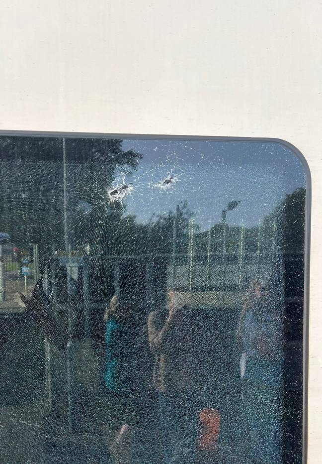 It is said that someone was shooting an air rifle. Credit: @tonycuth/Twitter