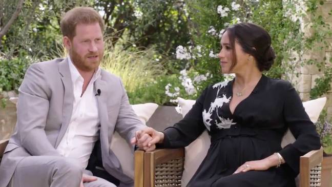Prince Harry and Meghan Markle were in a 'near catastrophic collision'. Credit: ITV