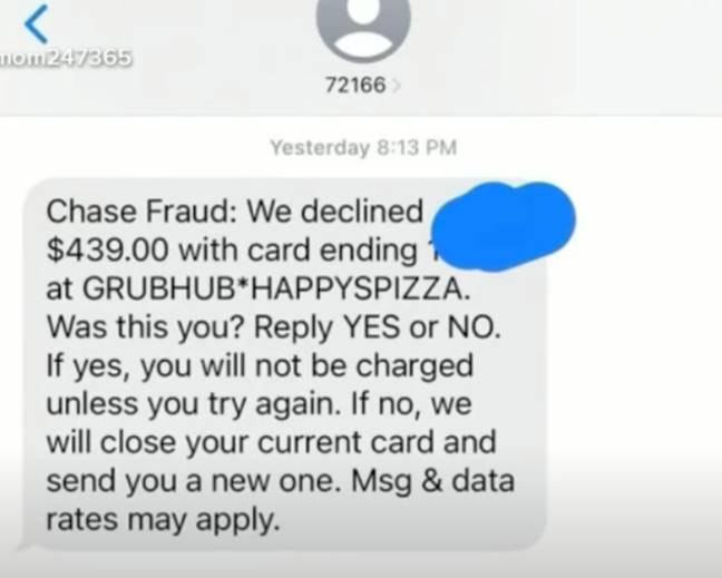 Keith's bank flagged one transaction suspecting the father had been a victim of fraud. Credit: Good Morning America/ ABC/ YouTube