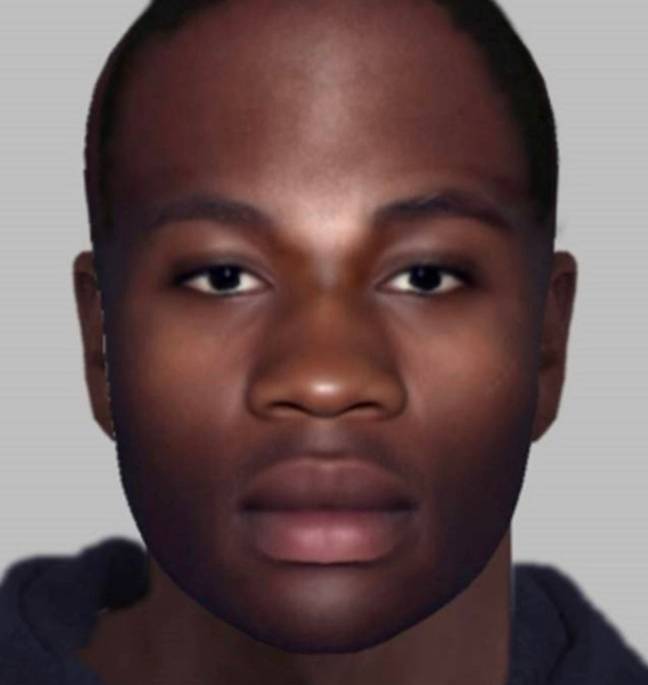 An e-fit of the man whose body was found in the plane's undercarriage. Credit: Sussex Police