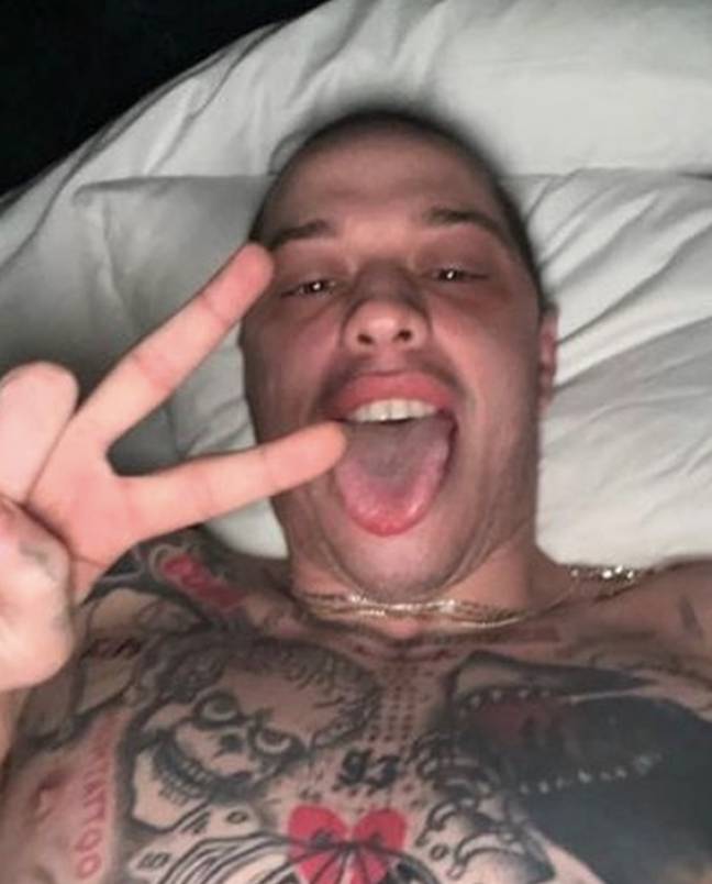 His penis has been the subject of a lot of rumour. Credit: Instagram/@petedavidson.93