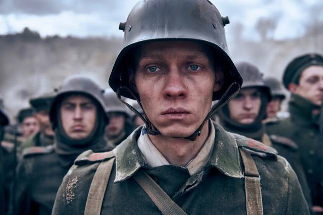 All Quiet on the Western Front follows the gripping account of a 17-year-old German soldier on the Western Front of World War I. Credit: Netflix