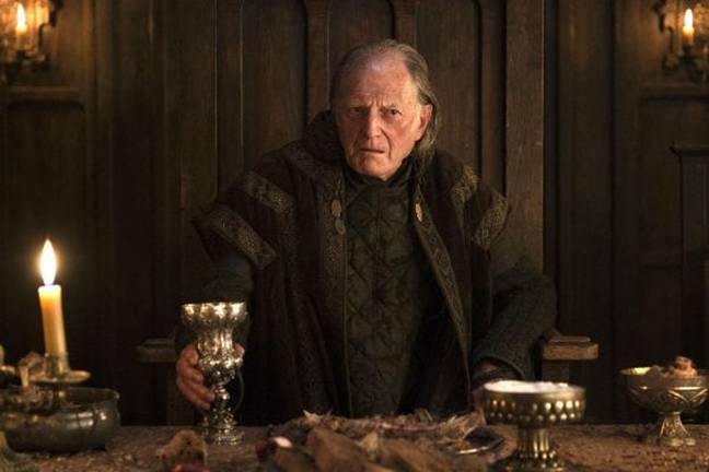 The evil Walder Frey was behind the whole thing. Credit: HBO
