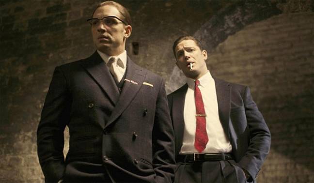 Tom Hardy played both twins in the film Legend. Credit: Pictorial Press LTD/Alamy 