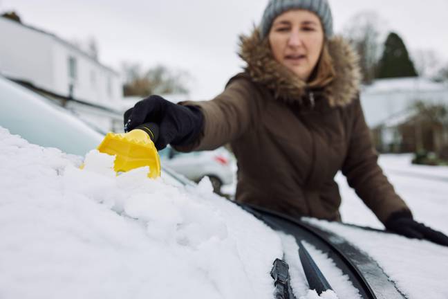 It's that time of year when the car always needs de-icing. Credit: Daisy-Daisy/Alamy Stock Photo