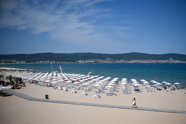 Here's a beach in the resort. Credit: Nikolay Dochinov/Getty 