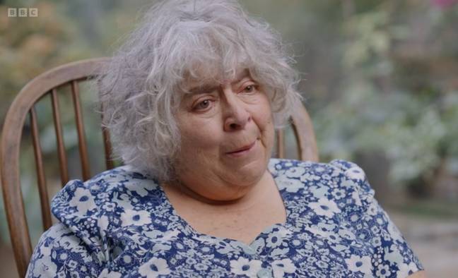 Miriam Margolyes became emotional when she described how her mother forgave her. Credit: BBC