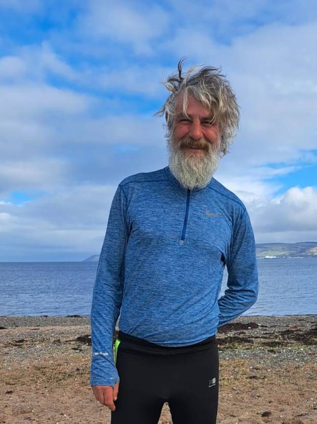 Clive Brown says he was feeling suicidal before setting off on his walk. Credit: Instagram/@cliveslongwalkhome