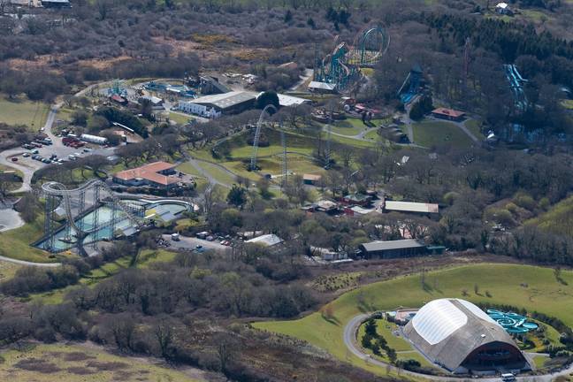 Oakwood Theme Park in Pembrokeshire. Credit: Matthew Horwood/Alamy