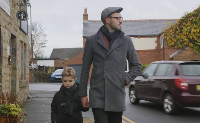 The advert tells the story of a dad and his son. Credit: Sam Teale Productions