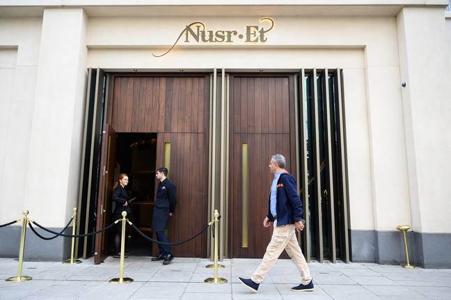 Nusr-Et restaurant in London. Credit: Leon Neal/Getty Images