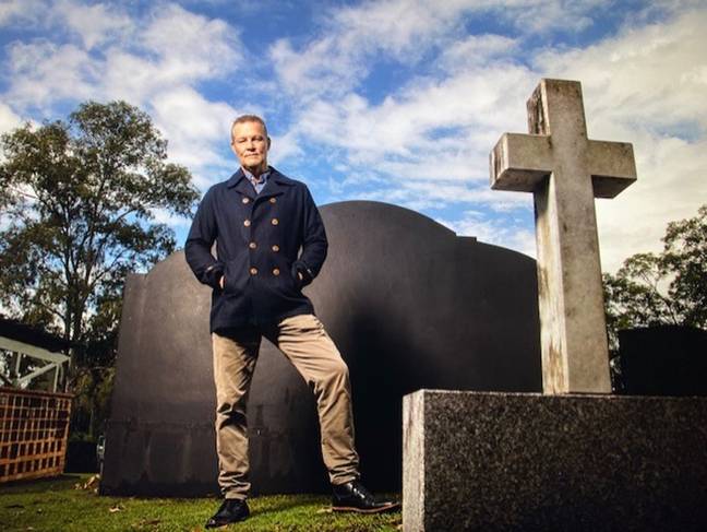 Bill Edgar is the 'coffin confessor' and carries out the final wishes of the dying. Credit: Supplied