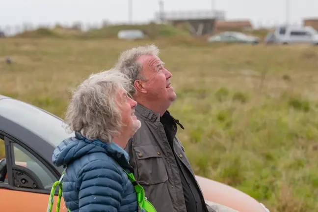 The iconic trio of Jeremy Clarkson, James May and Richard Hammond are returning for The Grand Tour: Eurocrash, an upcoming special of the Prime Video show. Credit: Prime Video 