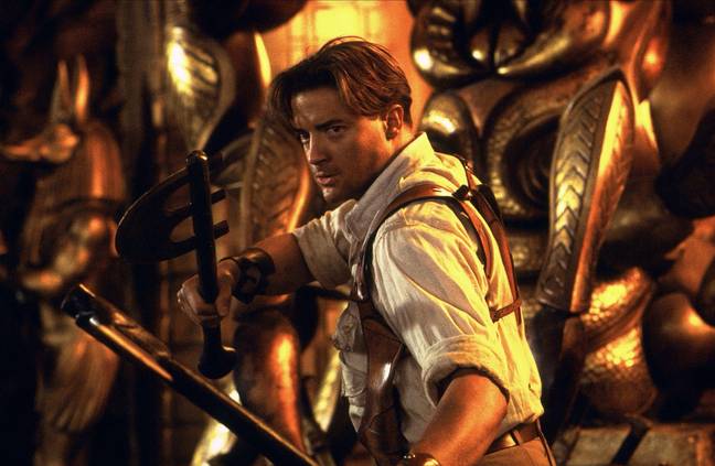 Brendan Fraser was almost choked to death while filming The Mummy. Credit: Maximum Film / Alamy Stock Photo