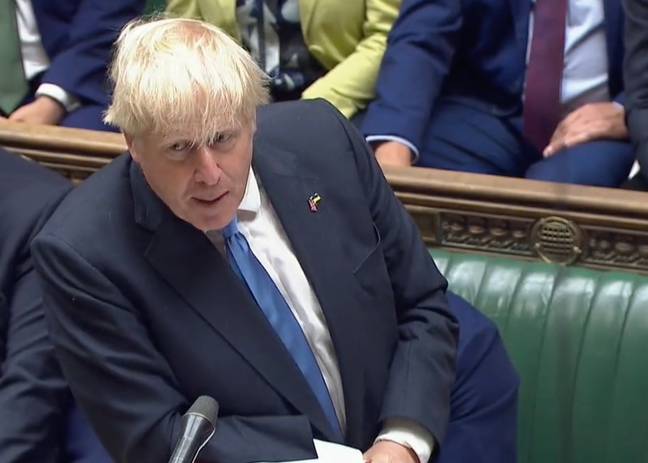 Boris Johnson signed off his premiership with 'Hasta la vista, baby!' Credit: BBC Parliament 