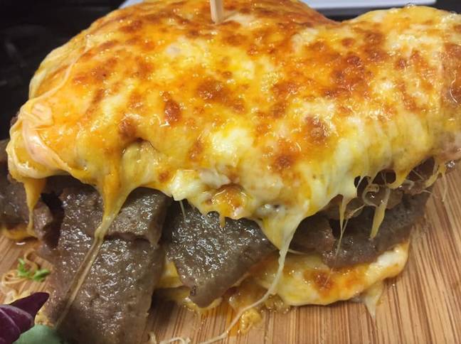 Would you be brave enough to try the Parmo Kebab Sandwich? Credit: Facebook / The George Pub &amp; Grill / Kennedy News and Media