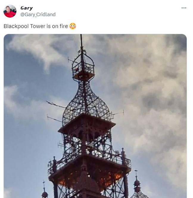 Tourists evacuated as fire starts at Blackpool tower