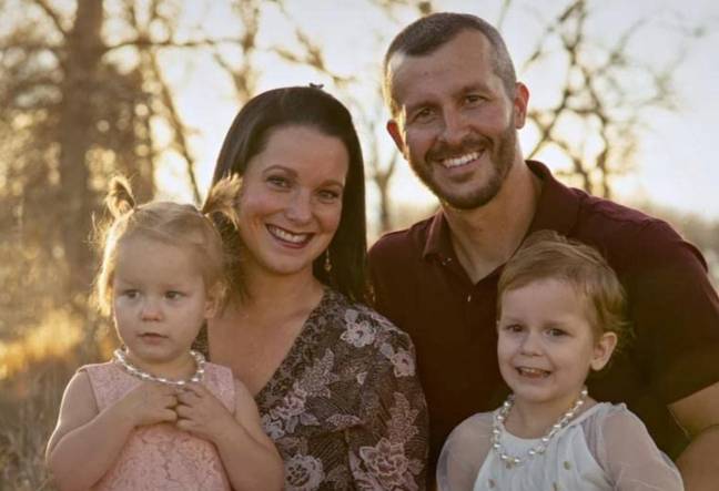 Chris Watts brutally murdered his pregnant wife and their two daughters. Credit: Netflix