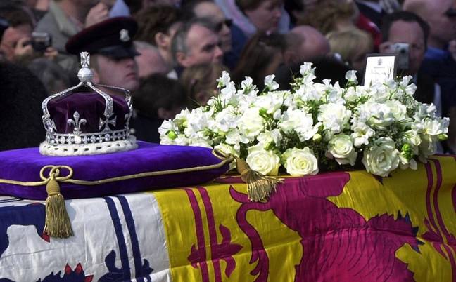 The Koh-i-Noor diamond was last seen during Queen Elizabeth's funeral. Credit: PA Images / Alamy Stock Photo