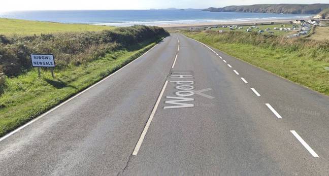 The approach to the Newgale campsite. Credit: Google Maps