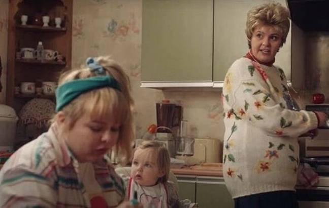 The four-year-old and her twin sister Sophie starred as Erin Quinn's little sister Anna. Credit: Channel 4