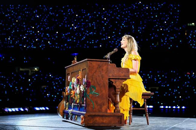 A Taylor Swift fan died after being rushed to hospital from her Friday concert. Credit: Buda Mendes/TAS23/Getty Images for TAS Rights Management 