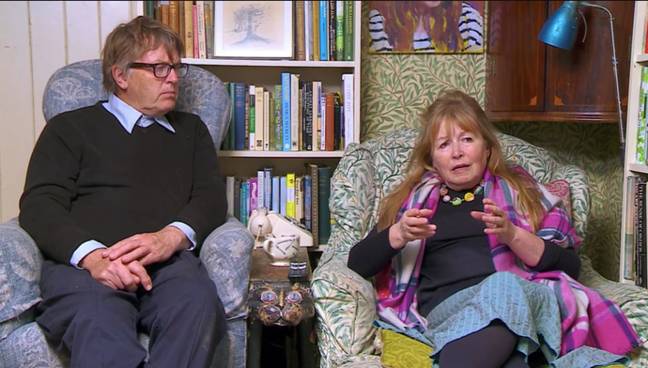 Giles and Mary reacted to Phillip Schofield's awkward tribute. Credit: Channel 4.