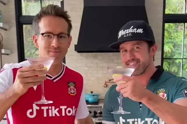 The actor bought Wrexham FC in 2020 with Rob McElhenney. Credit: TikTok/Rob McElhenney