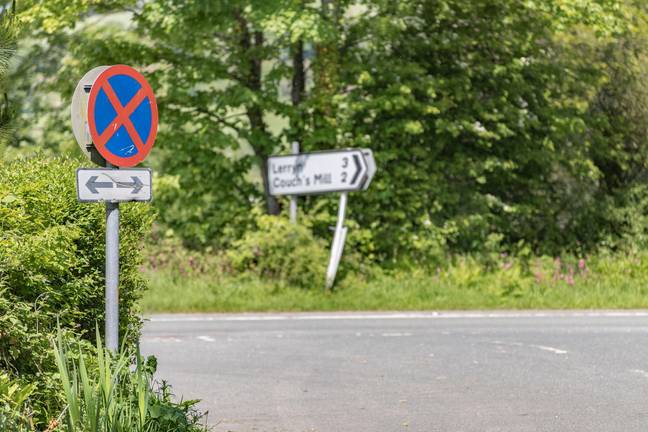 One tourist was stumped by this road sign. Credit: Mordyth Marcus Harrison - signs / Alamy