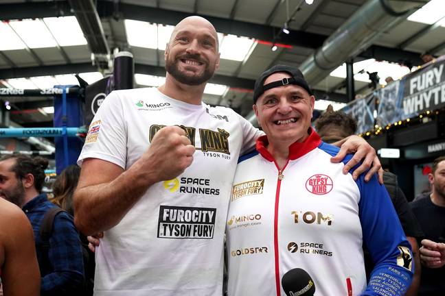 John and Tyson Fury back in 2022. Credit: PA Images/Alamy Stock Photo
