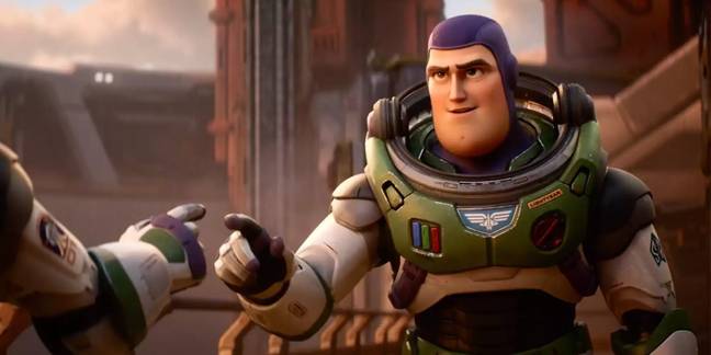 Lightyear tells the origin story of Buzz Lightyear. Credit: Disney