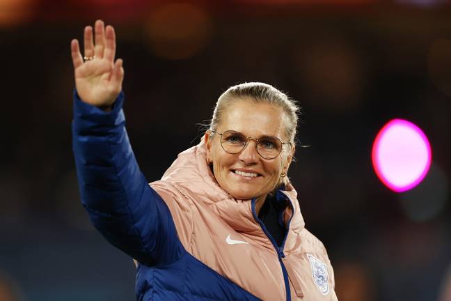 England manager Sarina Wiegman. Credit: Naomi Baker - The FA/The FA via Getty Images