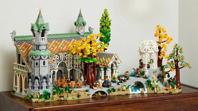 The Rivendell LEGO set. Credit: LEGO