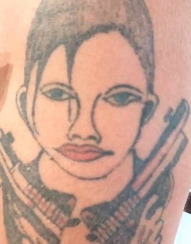 Bloke’s awful Lara Croft tattoo coverup is absolutely outrageous