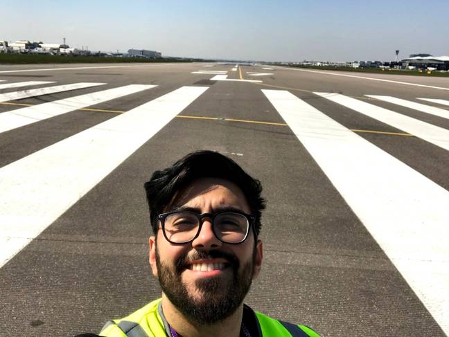 The engineer is responsible for the systems on the airfield. Credit: Mohammad Taher