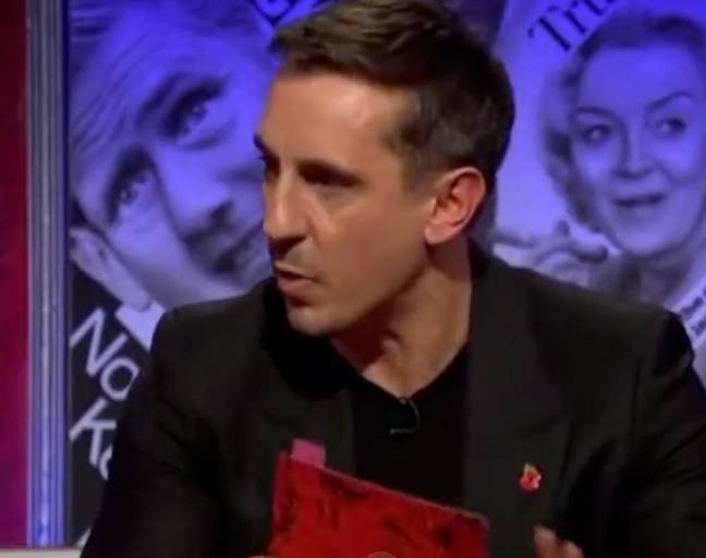 Gary Neville received a roasting for his Qatar job. Credit: BBC