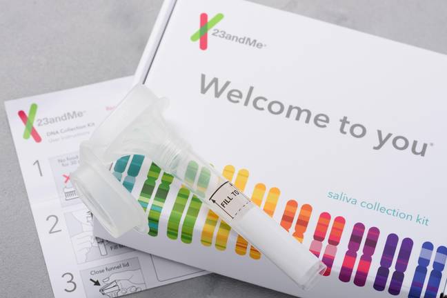Jackie tested her DNA with 23andMe. Credit: nevodka / Alamy Stock Photo