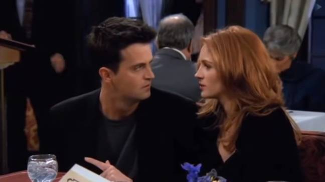 Roberts had a cameo in Friends as Matthew Perry's love interest. Credit: NBC