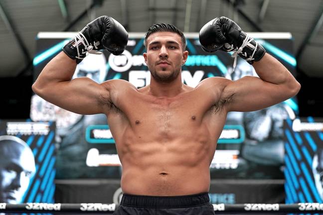 Tommy Fury won the eight-round fight in the end. Credit: PA