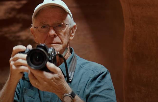 O'Rear spent 25 years as a photographer at National Geographic. Credit: Lufthansa/YouTube