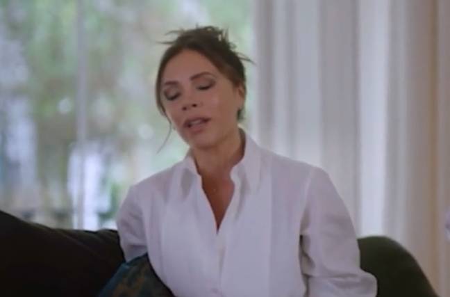 Victoria Beckham insisted that she grew up working class. Credit: Netflix