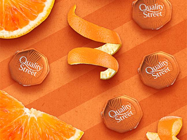 Orange Crunch is losing the traditional octagonal shape. Credit: Nestle