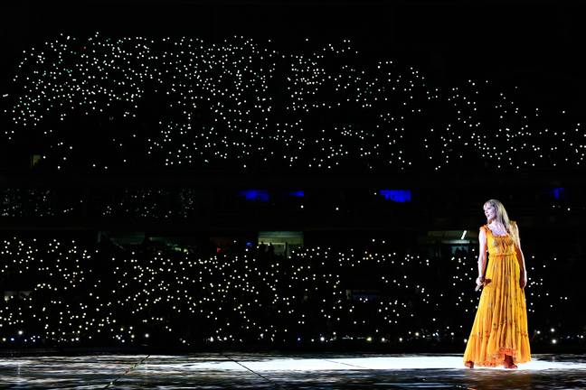 Taylor Swift announced that she was postponing a concert after a fan died. Credit: Buda Mendes/TAS23/Getty Images for TAS Rights Management