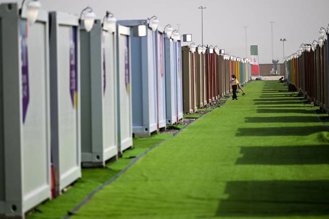 Fans who have forked out will essentially be living in metal boxes... in the middle of the desert. Credit: Getty Images