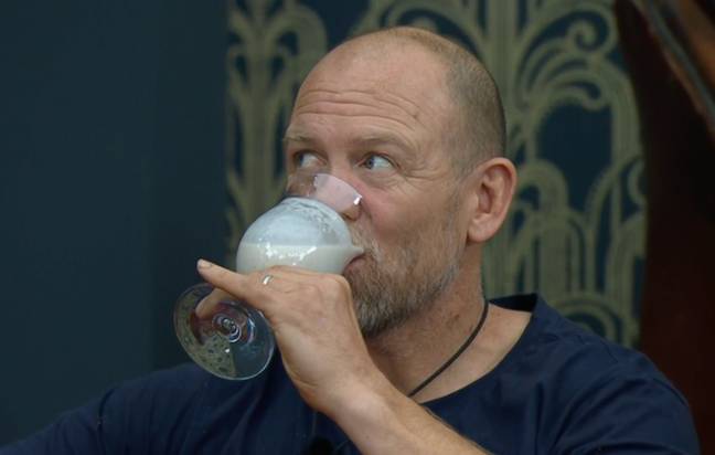 He drank the blended pig's penis in one gulp. Credit: ITV / I'm a Celeb