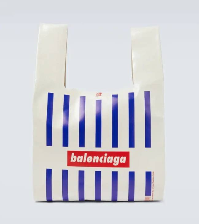 Balenciaga plastic 2025 bag shopper
