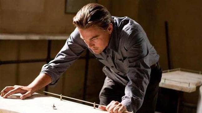 In the movie Leonardo DiCaprio plays a professional thief called Cobb. Credit: Warner Bros. Pictures